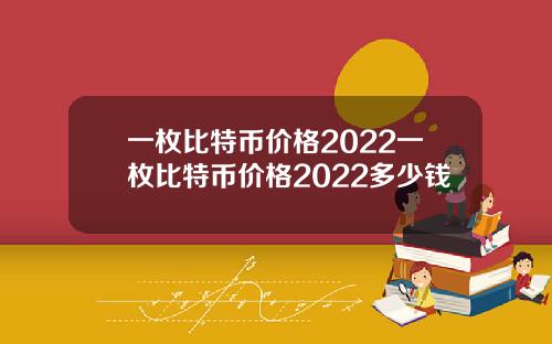 一枚比特币价格2022一枚比特币价格2022多少钱