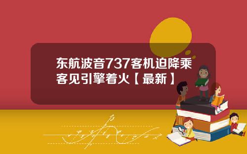 东航波音737客机迫降乘客见引擎着火【最新】