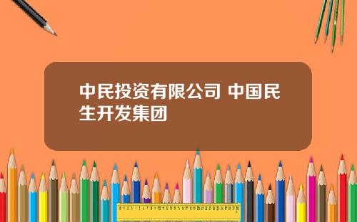 中民投资有限公司 中国民生开发集团