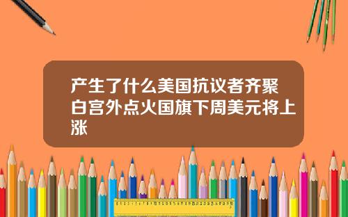 产生了什么美国抗议者齐聚白宫外点火国旗下周美元将上涨