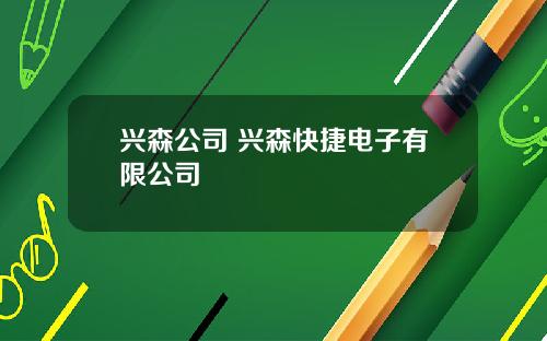 兴森公司 兴森快捷电子有限公司