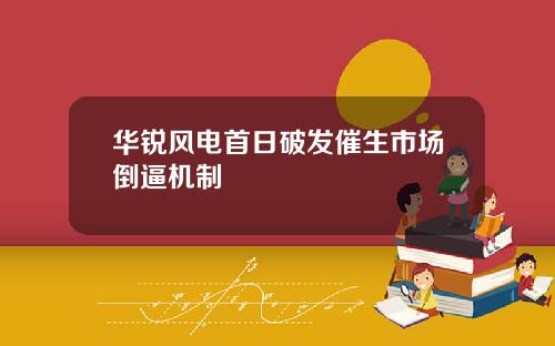 华锐风电首日破发催生市场倒逼机制