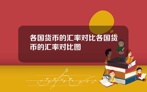 各国货币的汇率对比各国货币的汇率对比图