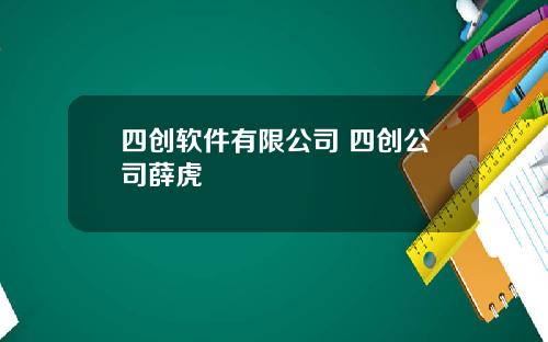 四创软件有限公司 四创公司薛虎