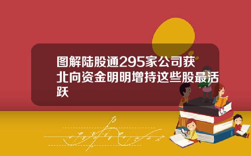图解陆股通295家公司获北向资金明明增持这些股最活跃