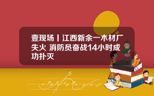 壹现场丨江西新余一木材厂失火 消防员奋战14小时成功扑灭