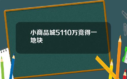 小商品城5110万竞得一地块