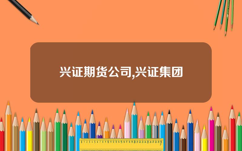 兴证期货公司,兴证集团