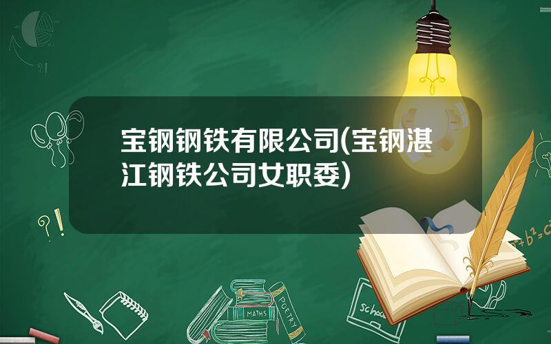 宝钢钢铁有限公司(宝钢湛江钢铁公司女职委)
